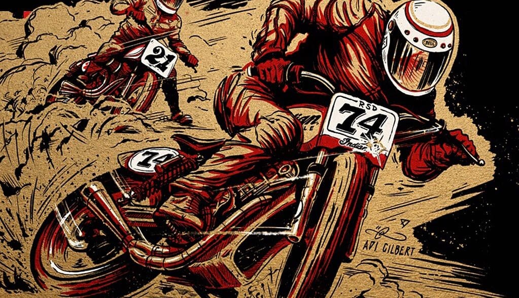 Roland Sands Design Super Hooligan racing Indian Motorcycle Scout Sixty