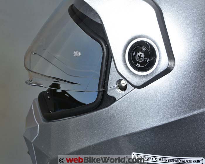 HJC DS-X1 Visor Removal