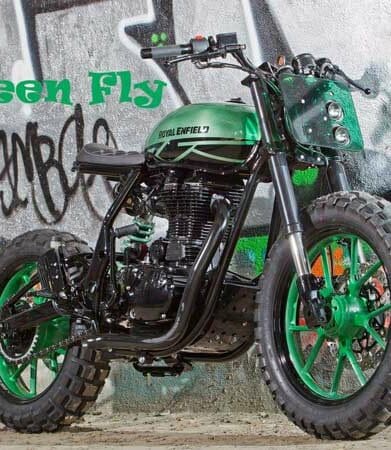 Royal Enfield Classic 500 Green Fly custom