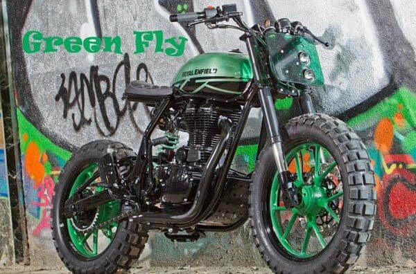 Royal Enfield Classic 500 Green Fly custom