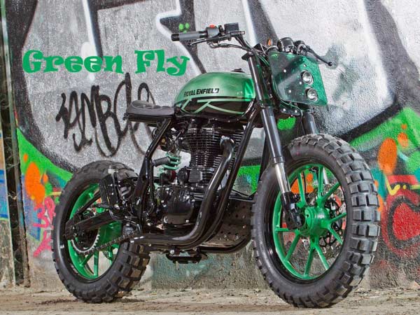 Royal Enfield Classic 500 Green Fly custom