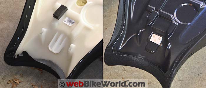 Stock vs. Sargent Seat Front