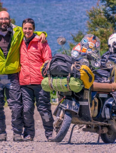 Around the world on a Vespa scooter