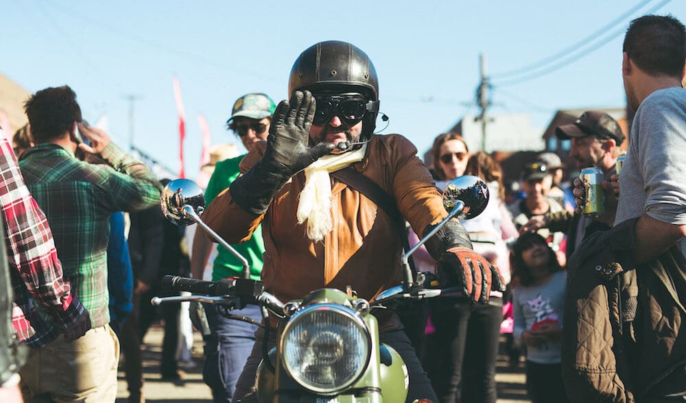 Throttle Roll Street Party hipsters buying