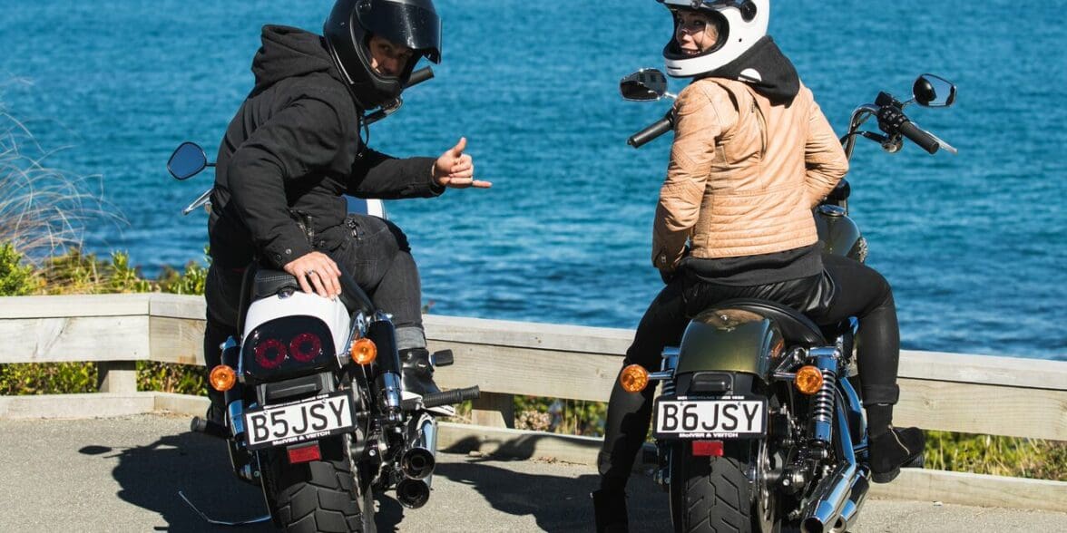 BMX and mountain bike racing couple Barry Nobles of the USA and Aussie Olympian Carline Buchanan share a passion for two wheels that extends to their Harleys. millennials leasing interns