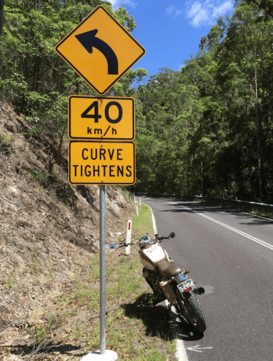 Curve signs - Oxley Highway may set safety standard Austroads read Traffic Sign Recognition (TSR) Signs warnings