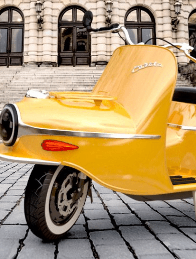 Czech Cezeta 506 electric scooter