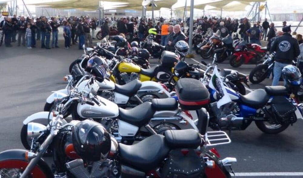 Charity ride for domestic violence support