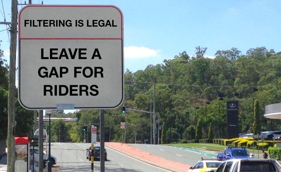lane filtering signs consensus duty defend filter tasmania