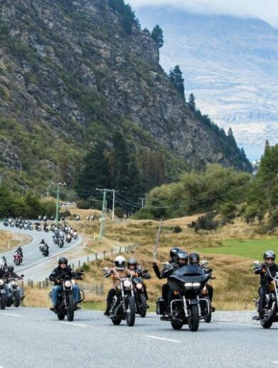 Iron Run, Thunder run, motorcycle rally, HOG, harley, Harley-Davidson, motorcycle rally, motorcycles bashing rewards adaptive cruise