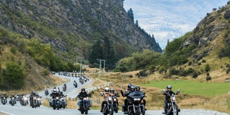 Iron Run, Thunder run, motorcycle rally, HOG, harley, Harley-Davidson, motorcycle rally, motorcycles bashing rewards adaptive cruise