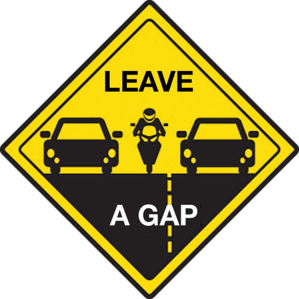 Leave a gap lane filtering rules signs tasmania lowest rules vary