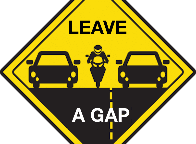 Leave a gap lane filtering rules signs tasmania lowest rules vary