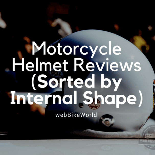 Motorcycle Helmets - Sorted by Internal Shape