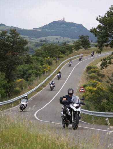 Hear the Road Tours Radicofani in Tuscany motorcycle tour
