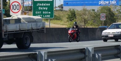 How to ride safely in heavy traffic lane filtering tax shoulders