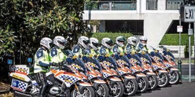 Vicpol police motorcycle cops (Photo courtesy of BMW MCC Victoria member, Chris Renwick) emergency services