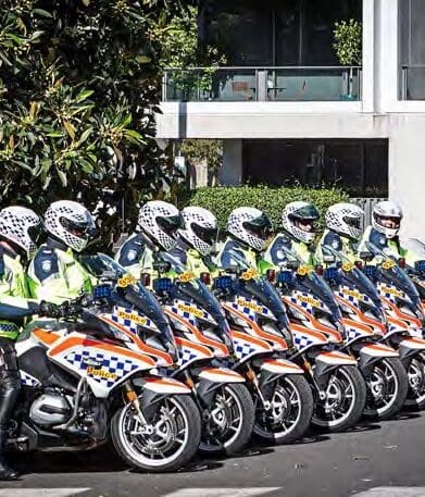 Vicpol police motorcycle cops (Photo courtesy of BMW MCC Victoria member, Chris Renwick) emergency services