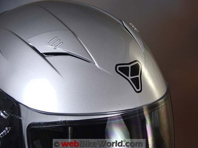 Silver, Small Pilot Motosport ST-17 Full-Face Motorcycle Helmet 