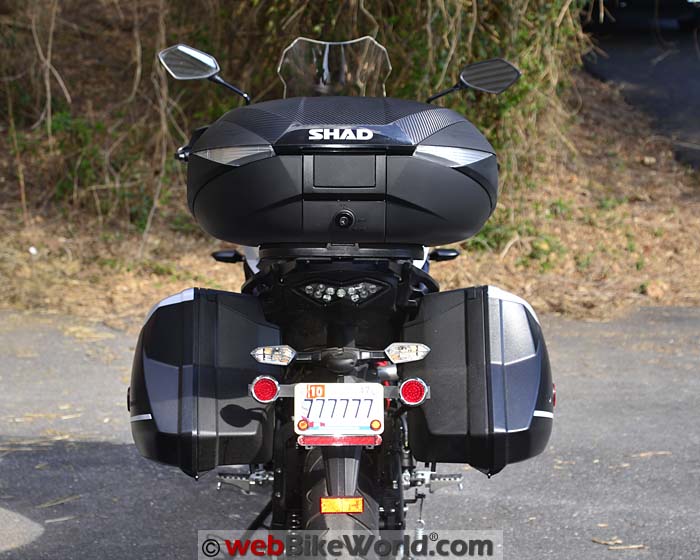 SHAD SH58X Rear View