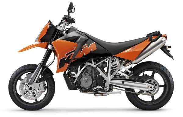 KTM 950 Supermoto Left View