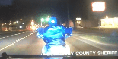 High-speed police chase