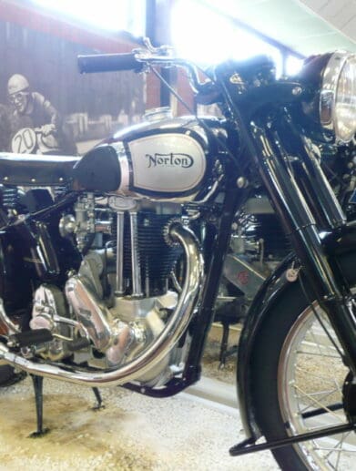 Pilgrimage to UK National Motorcycle Museum Norton ES2 motorcycle 1949Pilgrimage to UK National Motorcycle Museum Norton ES2 motorcycle 1949