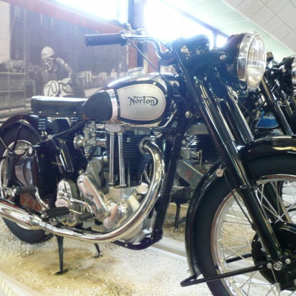 Pilgrimage to UK National Motorcycle Museum Norton ES2 motorcycle 1949Pilgrimage to UK National Motorcycle Museum Norton ES2 motorcycle 1949