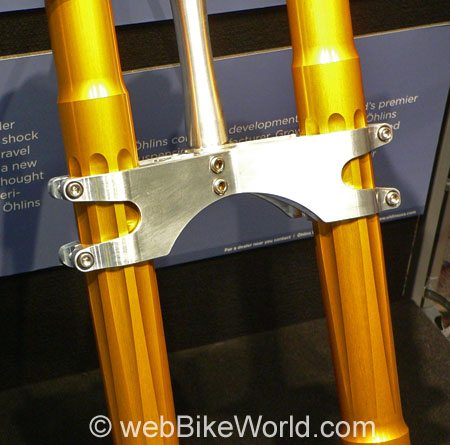 Öhlins MotoGP Forks Close-up