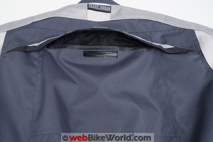 Pilot Trans-Urban Jacket V2 Rear Vent Open