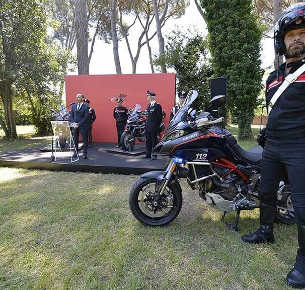 Ducati Multistrada carabinieri police patrols