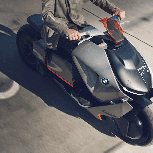 BMW Concept Link electric scooter sharing hiring