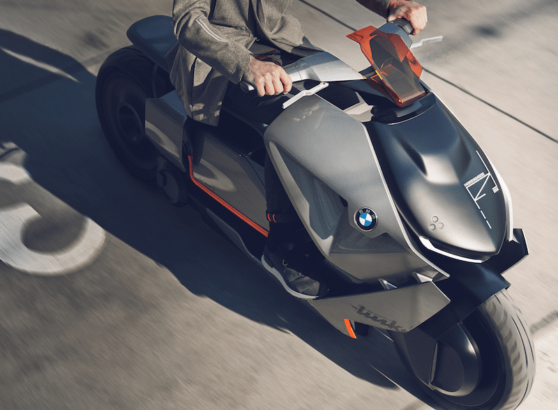 BMW Concept Link electric scooter sharing hiring