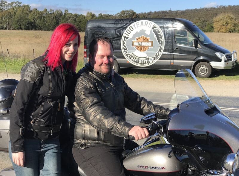 Riding with brain cancer to Harley Heaven - webBikeWorld