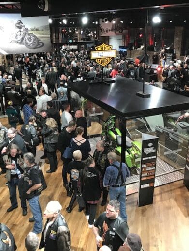 Harley Heaven Melbourne opening night dealers brain cancer Riders urged to support motorcycle dealers