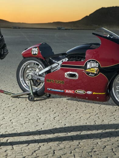 Burt Munro Indian Scout Streamliner