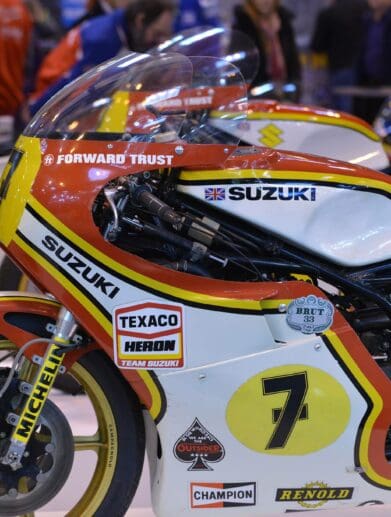 Barry Sheene Suzuki restored