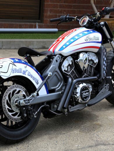 Indian Scout Wall of Death limited edition custom - - scout bobber