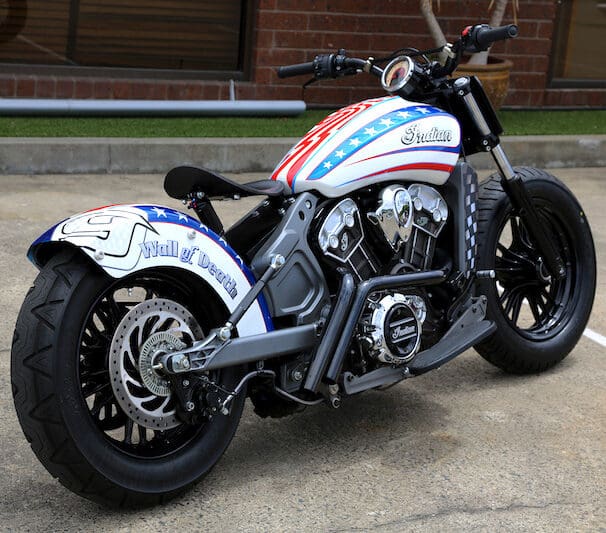 Indian Scout Wall of Death limited edition custom - - scout bobber