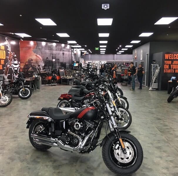 Win Harley jacket, watch at store opening tough times