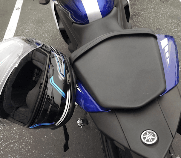 Cable lock for ratchet helmet