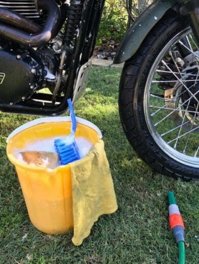 Best implement for washing your bike