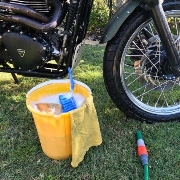 Best implement for washing your bike