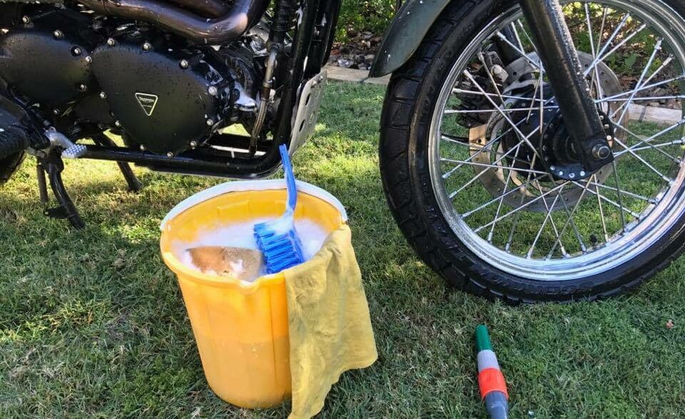 Best implement for washing your bike