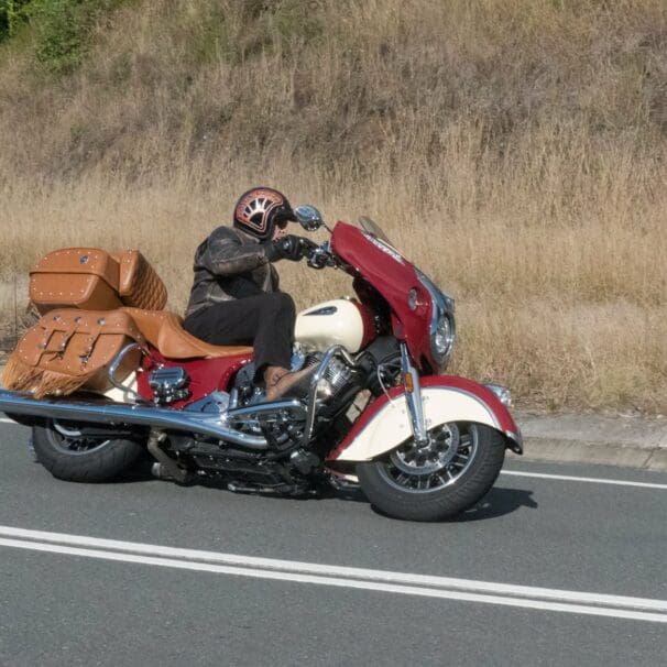 Indian Roadmaster Classic on the Oxley highway wiring