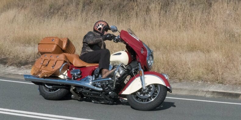 Indian Roadmaster Classic on the Oxley highway wiring