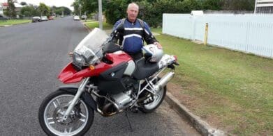Motorcycle helmet considered weapon