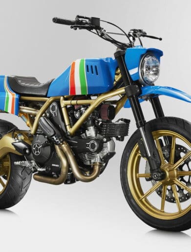 Maverick artist Grime's Ducati Scrambler