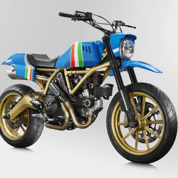 Maverick artist Grime's Ducati Scrambler