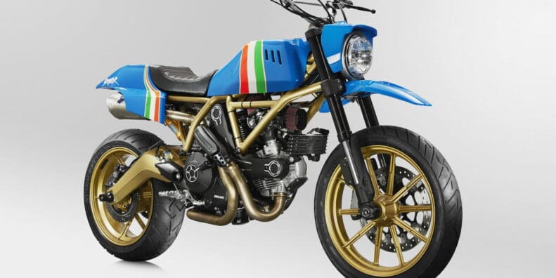 Maverick artist Grime's Ducati Scrambler